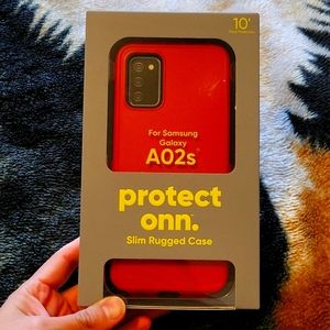Protect onn slim rugged case for samsung galaxy A02s